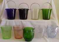 Cambridge Pressed Pattern Ice Buckets