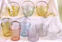 Fostoria Pressed Ice Buckets