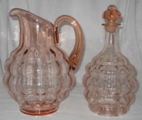 Fostoria #4101 Pitcher and Decanter
