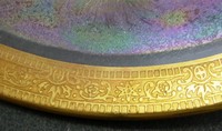 Unknown Etches on Iridized Center Handle Server