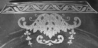 Unknown Etch on New Martinsville "Notched Hexagon" Console Bowl