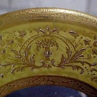 Unknown Gold Decoration on Westmoreland Candlesticks