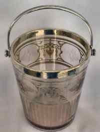 Unknown Silver Overlay with Cutting