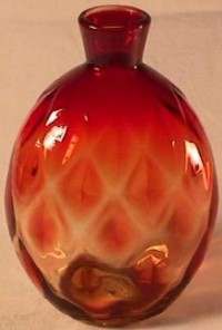 Unknown Amberina Bottle/Flask/Vase made for MMA