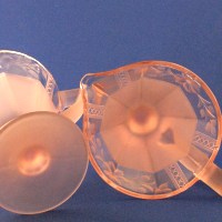Unknown Cutting on U.S. Glass Cream & Sugar