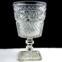 Unknown Diamond Hobnail Goblet