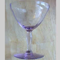 Unknown Lavender Stem w/ Unknown Etch