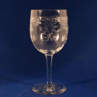 Unknown Stem w/ Lotus #1001 Garland Etch