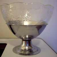 Unknown Sherbet w/ Metal Holder