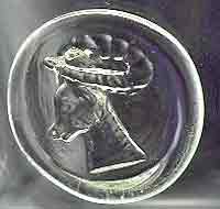 Unknown Molded Ram Decorated Stem