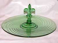 Fostoria #2287 Swirl Center Handled Server