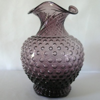 Tiara Amethyst Hobnail Vase