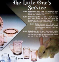 Tiara 1985 Catalog w/ Children's Mugs & Plates