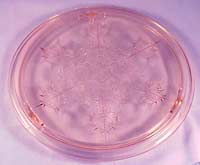 Snowflake Cake Plate