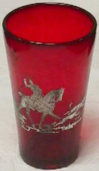 National Silver Deposit Ware "Fox Hunt" Decoration National Silver Deposit Ware "Fox Hunt" Decoration