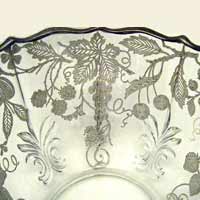National Silver Deposit Ware #66S "Fruits" Silver Overlay National Silver Deposit Ware #66S "Fruits" Silver Overlay