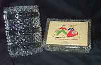 Akro Agate Treasure Chest with Original Contents