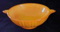 Akro Agate Tab Handled Bowl
