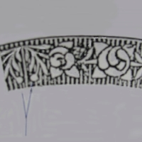 Maryland Glass Company Rambler Rose Etch