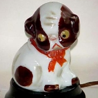 Gillinder Pug Lamp