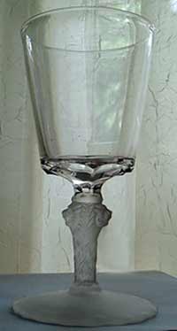 Gillinder Lion Goblet