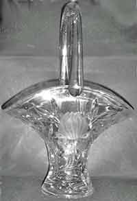 Western Cut Glass Basket