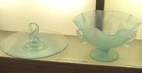 Fenton Aquamarine Stretch Glass