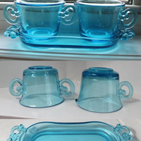 Inwald Perforal Cream & Sugar Set