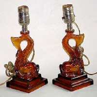 Reich & Co. Dolphin Vanity Lamps