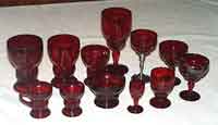 New Martinsville "Moondrops" or Georgian Stems and Cordials