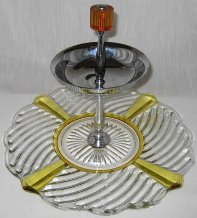 Farberware Center Handled Server with Indiana # 303 Serving Plate