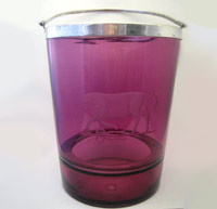 Pairpoint Ice Bucket with Bull Sand Carving