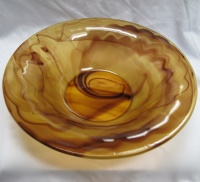 Davidson # 732F Amber Cloud Bowl