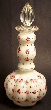 Charleton Red Geometric Decoration