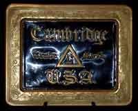 Cambridge Sign with Willow Border