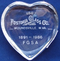 Fostoria Paperweight
