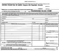 Cambridge Bill of Lading