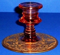 Unknown Candleholders w/ Unknown Etch