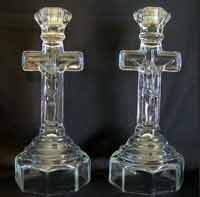 Unknown Crucifix Candlestick