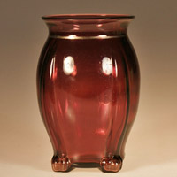 Unknown Amethyst Vase w/ Silver Decoration