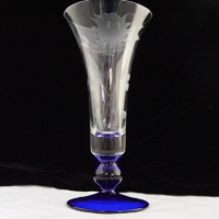 Unknown Bi-Color Vase w/ Cutting