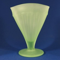 Unknown Satin Fan Vase