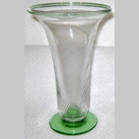 Unknown Bi-Color Spiral Vase