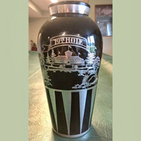 Unknown Vase w/ Silver Decoration