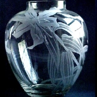 Unknown Vase w/ Dorothy Thorpe Decoration