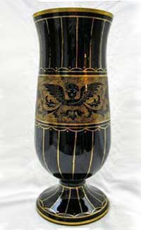 Unknown Vase with Cherub Decoration