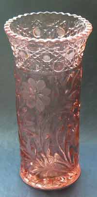 Unknown Pressed Glass Vase