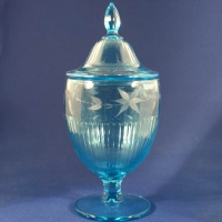 Unknown Ribbed Candy Jar