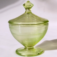 Unknown Fine Rib Covered Jar