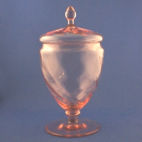 Unknown Candy Jar w/ Spiral Optic